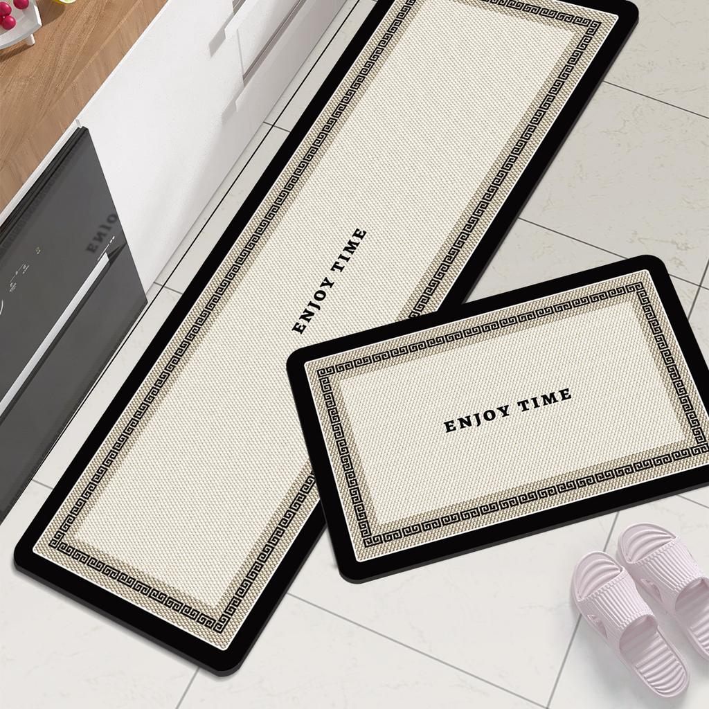 Diatomite Kitchen Floor Mat Waterproof Kitchen Rug Non-slip Long Area Room Carpet For Hallway Washable