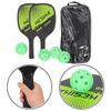 INOOMP Pickleball Paddle Pickleball Ракетка Honeycomb Core Pickleball с 4 мячами для женщин, мужчин, взрослых, детей, подарок, зеленый