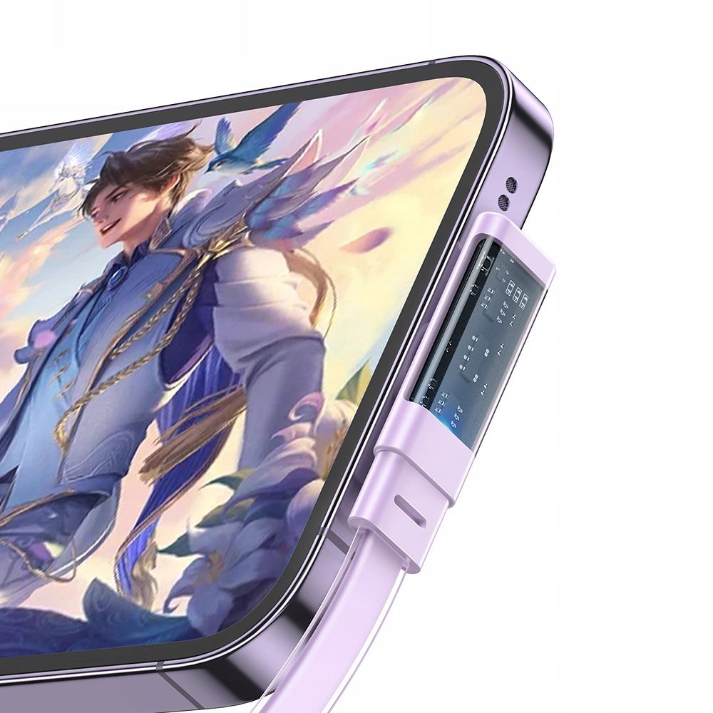 Cable For Iphone, Angular, Powerful, Superfast, Mcdodo, 36W, 1.8M, Purple