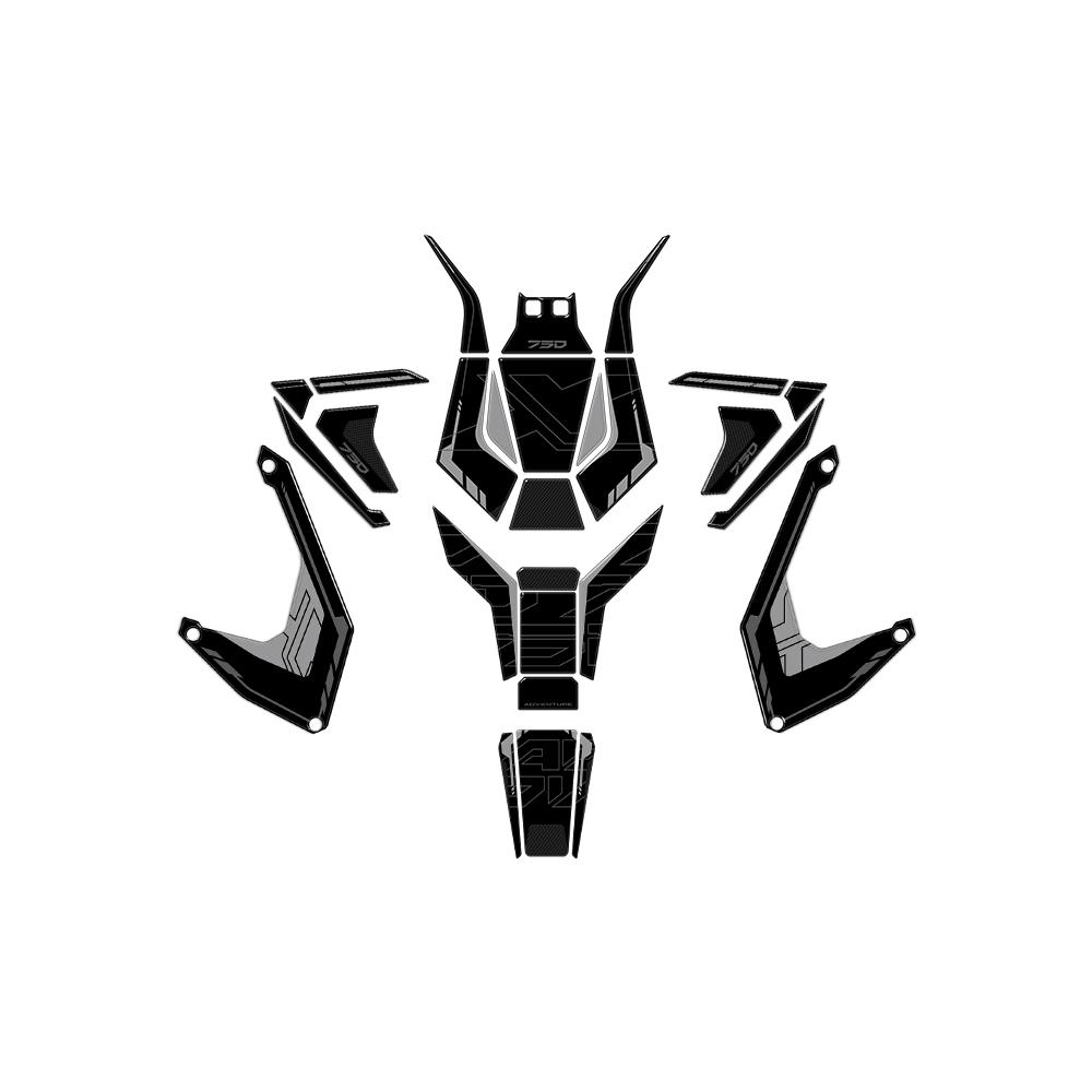 For X-ADV 750 X ADV750 2025 Accessories Motorcycle 3D Epoxy Sticker Protection Kit Tank Pad Complete Stickers