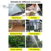 Мойка высокого давления с нескользящей ручкой Мощная регулируемая конструкция Универсальный герметичный садовый шланг Насадка для мойки высокого давления