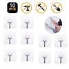10/20/50pcs Self -adhesive Universal Hooks