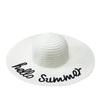 Summer Sun Hat, Seaside Travel Wide Debate Women's Big Edge Hat, Simple Foldable Beach Hat