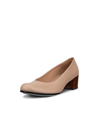 ECCO Dress Classic Размер 35 Натуральная кожа Женские туфли-лодочки 20990301084 Телесный, Размер 23.5 см, 3E