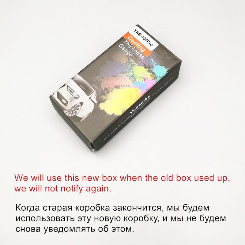 Yunombo 2025 Новый выпуск YNB-100Pro Fe nFe Fe+Zn Мини-измеритель толщины пленки Измеритель толщины покрытия Тестер толщины автомобильной краски