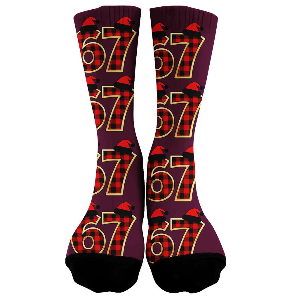 Cute And Playful Socks Mid-Calf Socks Long Socks Printed Socks