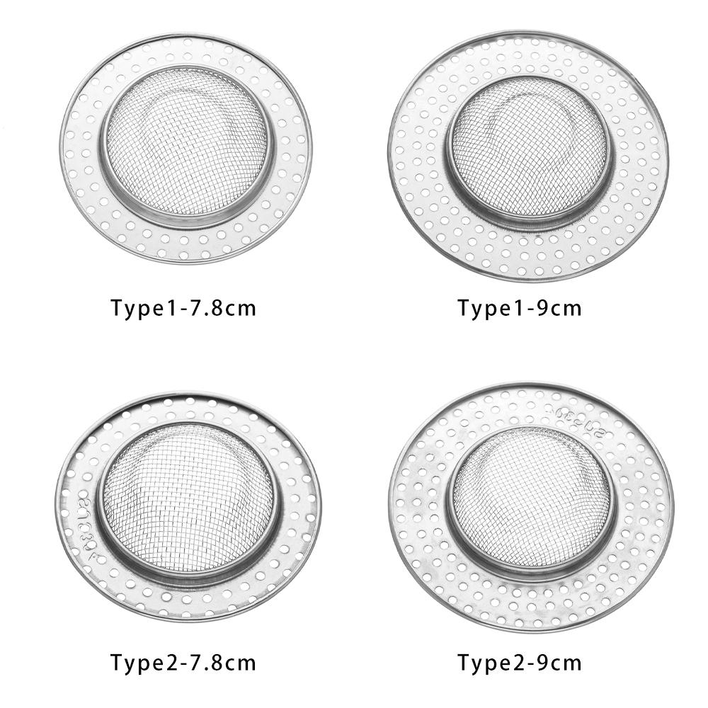 Kitchen Hair Clean Up Anti Clog Floor Drain Mesh Trap Drain Filter Sink Strainer Waste Catcher