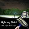 Newest 10000LM Solar Street Lights with Remote Control Motion Sensor Solar Outdoor LED Lamp IP65 Waterproof for Garden Garage