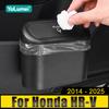 Для Honda HR-V HRV HR V 2014-2016 2017 2018 2019 2020 2021 2022 2023 2024 Портативный подвесной автомобильный круглый мусорный бак для мусора