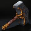 God of War Ragnarok Kratos 1:1 Hammer Excellent Figure Model Statue Toy Collectibles Gift