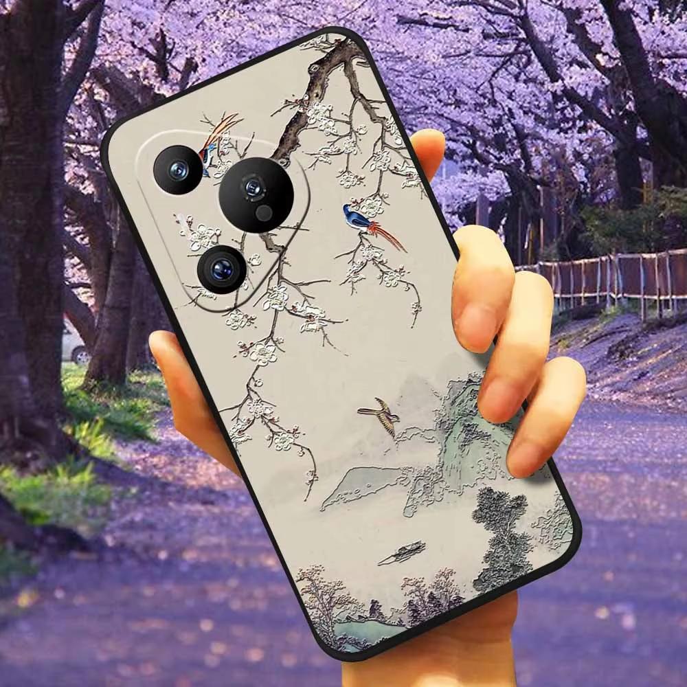 Чехол для Huawei Pura 70 с тиснением Сова 3D Рельефный Силиконовый Мягкий Задний Чехол для Huawei Pura 70Pro+ Чехол 70 pro 70 Ultra Оболочка С рисунком