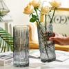 Минималистичная прозрачная стеклянная ваза для гидропонных цветов - Элегантный декор для дома и спальни