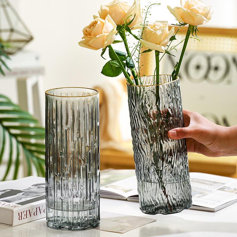 Минималистичная прозрачная стеклянная ваза для гидропонных цветов - Элегантный декор для дома и спальни