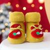 Children Merry Christmas Cute Cartoon Doll Stocking Winter Terry Thicken Anti-slip Thermal Baby Floor Long Socks for Newborn