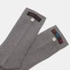 SUECOMMA BONNIE [IHM]Label socks(grey)_DSLAA25501GRY