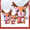 PP Cotton Santa Claus Doll Plush Christmas Decor Dolls Kids Gift Snowman Plush Toy  Christmas Decor