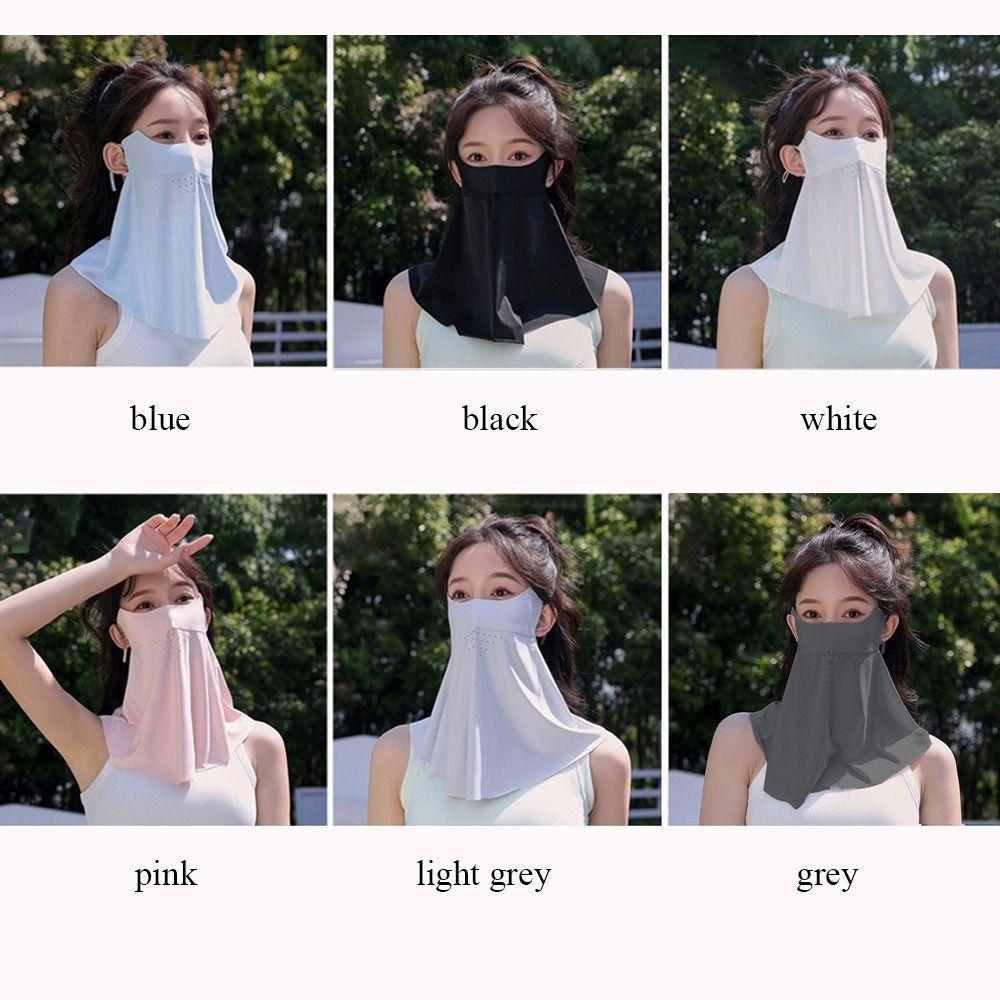 Тонкая солнцезащитная маска, дышащая защита от солнца, ежедневная маска для защиты от ультрафиолета, женская маска