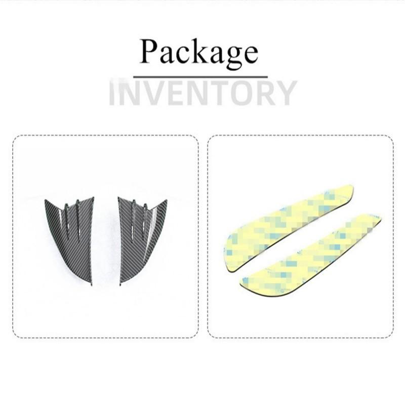 Глянцевый карбоновый вид мотоцикла аэродинамический обтекатель боковой спойлер крыло