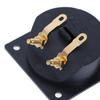 Square Shape Double Binding Post Type Speaker Box Terminal Cup Black And Red