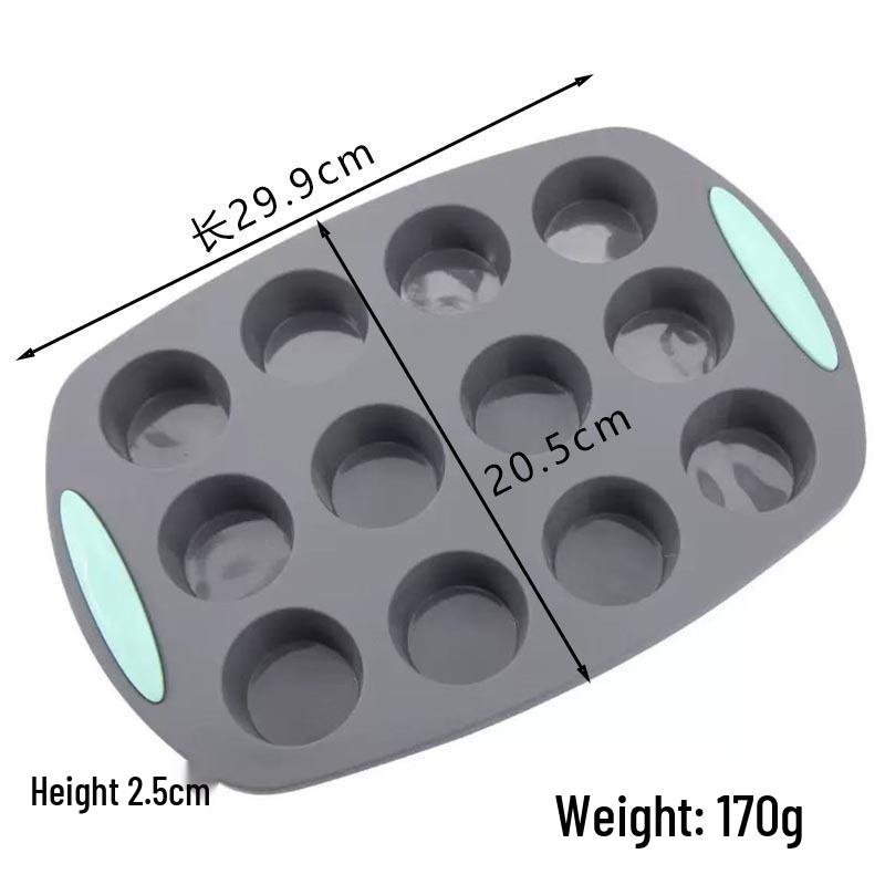 Силиконовая форма для торта, устойчивая к высоким температурам – Легкое извлечение для выпечки шифона, тостов, печенья и маффинов