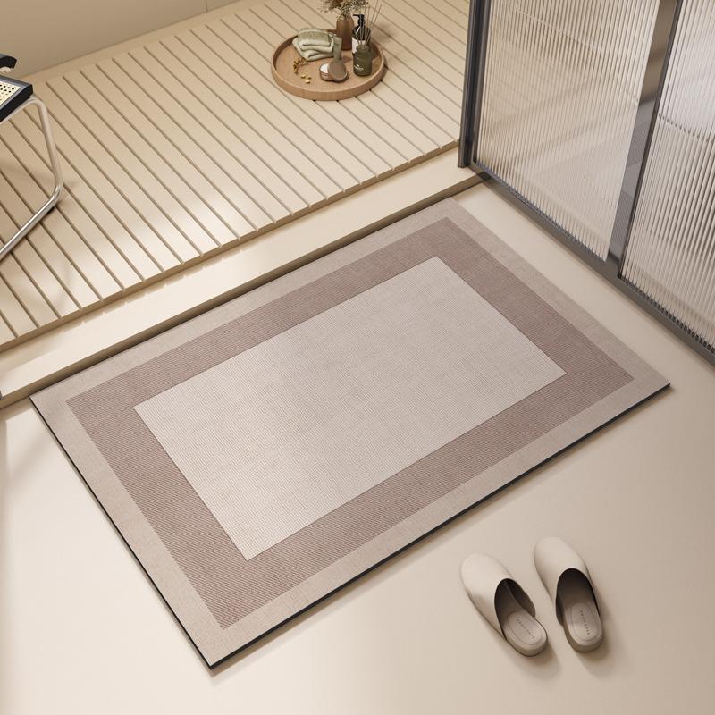 Bathroom Mats Kitchen Mats Doormats  Front Door Mats Dirt Repellent Non-Slip Floor Mat Shower Rugs Machine Washable