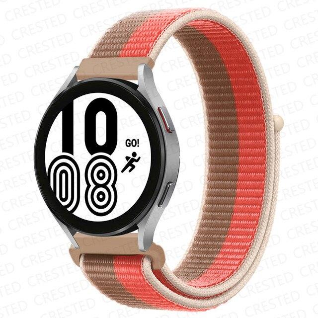 Band For Samsung Galaxy Watch 4 3 Classic 5 Pro Active 2/Gear S3 Nylon Loop Correa Bracelet Huawei Watch GT 2 3 Strap 22mm 20mm
