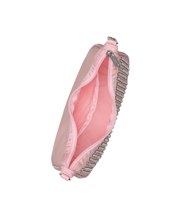 Официальная сумка LeSportsac SM CONV HOBO на плечо с камнями W 4097, Женская, Розовая с бусинами