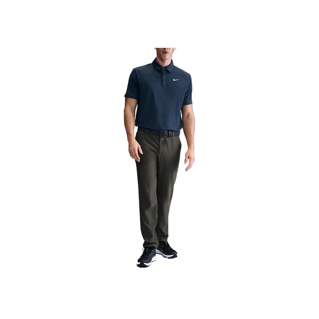 Nike Dri-Fit Tour Мягкая Приятная к коже Модная Простая Футболка-поло для гольфа Мужская Футболка для гольфа Темно-синяя FZ7530-410