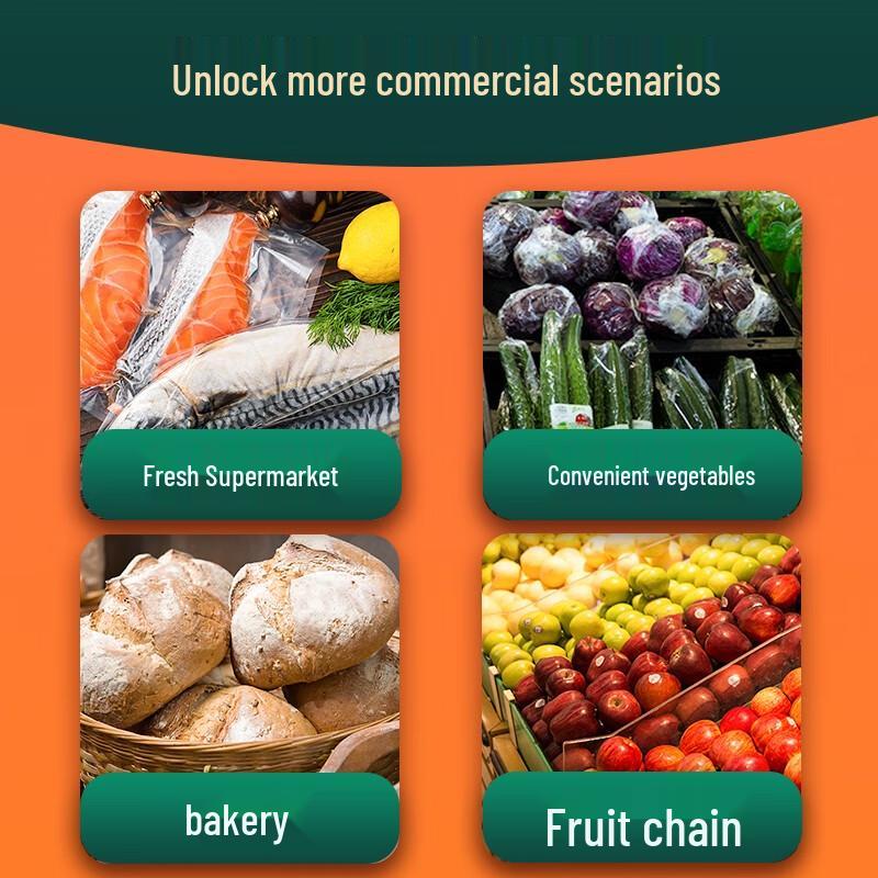 Deli Автоматический вакуумный упаковщик продуктов и пакеты для хранения