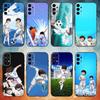 Крутой чехол для телефона C-Captain T-Tsubasa для Samsung S25, S24, S21, S22, S23, S30, Ultra, S20, Plus, Fe, Note, 10, 9, 5G Черный чехол