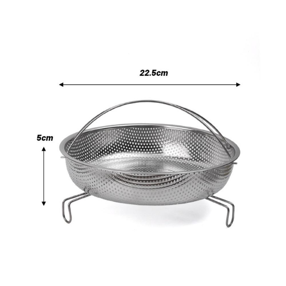 С ручкой пароварка складная корзина для слива для приготовления на пару риса булочек пельменей пароварочный поддон посуда