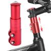 Aluminum Alloy Mountain Bike Bicycle Stem Extender Handlebar Stem Riser (Red)