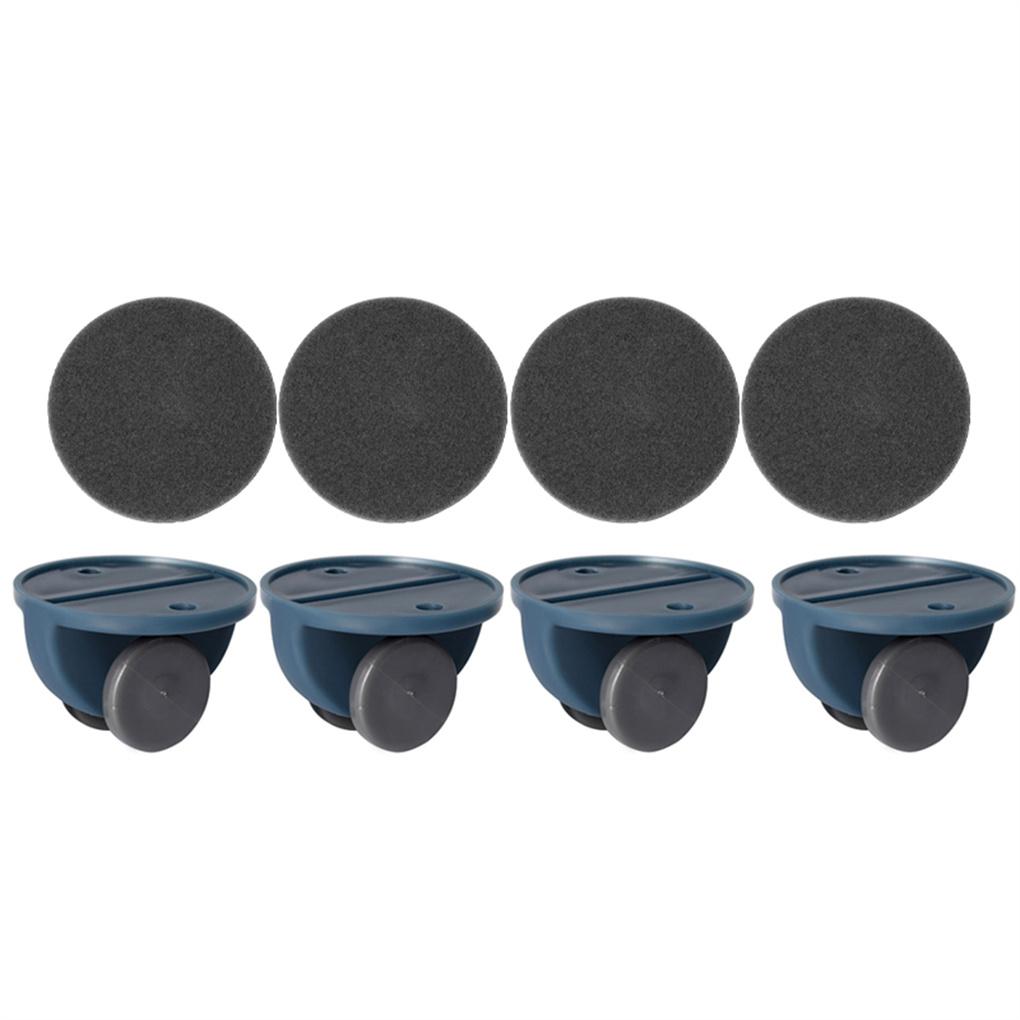 Упаковка из 4 самоклеящихся мебельных роликов универсальных многоцелевых мусорных контейнеров для хранения контейнеров сменных колес для домашнего хозяйства