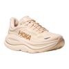 HOKA One One Bondi 9 Устойчивые к истиранию Дышащие Низкие Беговые Кроссовки Женские Бежевые D Ширина Кеды 1162014-VCH