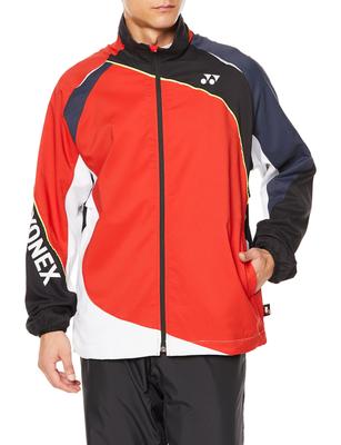 Куртка с подкладкой, ветровка, рубашка, закат, красный, M [YONEX] (496)