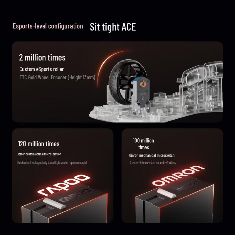Rapoo VT2MAX 2nd Gen Dual 8K Wireless/Wired Gaming Mouse