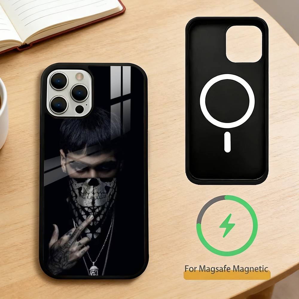 Rapper A-Anuel AA Phone Case For iPhone 14,16,15,13,17,12,Plus,Pro,Max Magnetic For Magsafe Frosted Cover