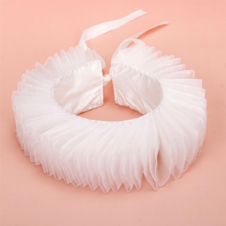 Wrist Cuffs Ruffled Collar Perfect For Cosplay, Stage Performances, And Costume Parties Halloween Photo Props