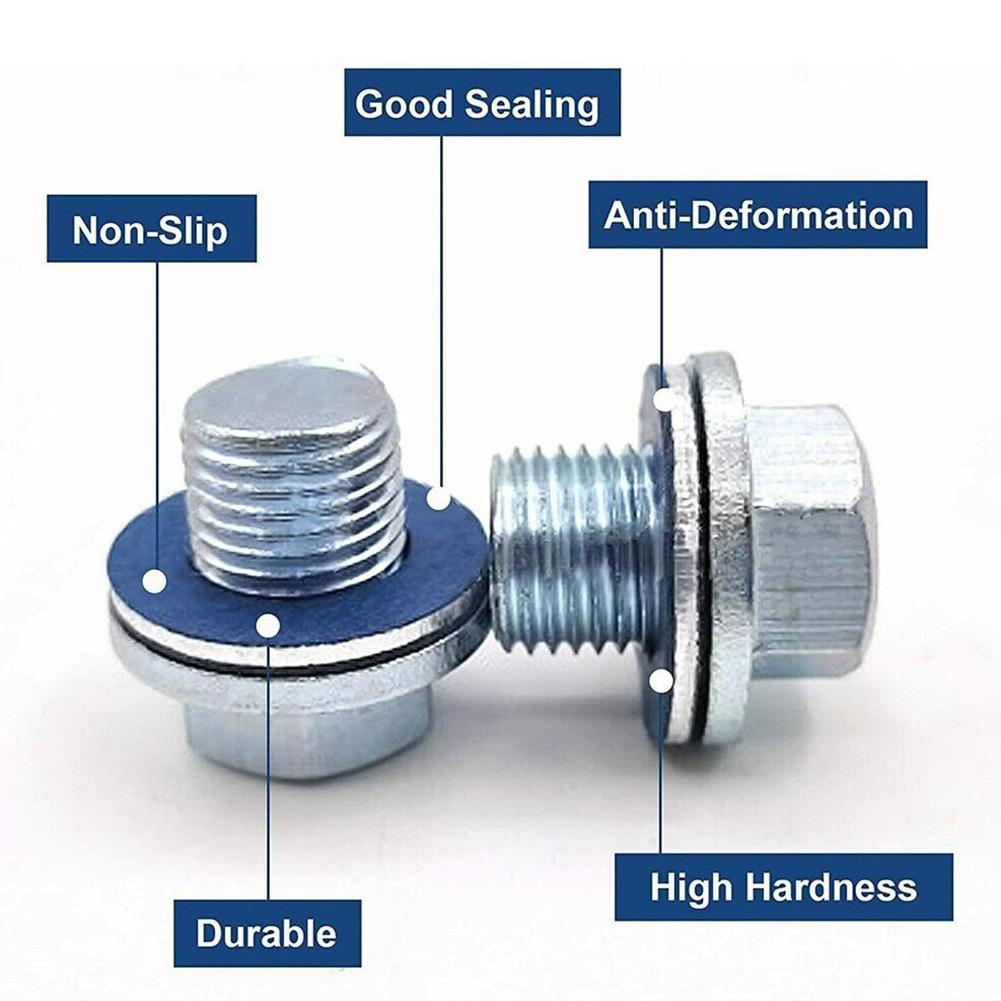 10 шт. 90430-12031 резьба масляный сливной поддон пробка прокладка шайба 12 мм отверстие уплотнитель двигателя автомобиля для Toyota Camry Corolla для Lexus