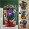 Fun Ornaments Abstract Human Face Flower Pot Fauvism Flower Arrangement Home Planting Flower Pot Ornaments