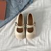 Mary Jane women's shoes new summer retro versatile shallow mouth with skirt Doudou shoes soft sole single shoes women