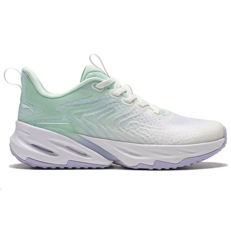 Кроссовки женские Li Ning Eazgo Low Top, белые, синие, ARES014-2