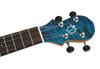 Серия BIG ISLAND Укулеле Сопрано Цельное Манго Глубокий Синий Глянец Механические Колки KURA-KURA, Дерево, Покрытие, Подходит для Новичков, Колки, KR-MO-SPS/BL