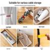 Hook and Loop Strap for Organizing Wires, Cables, and Charging Cords