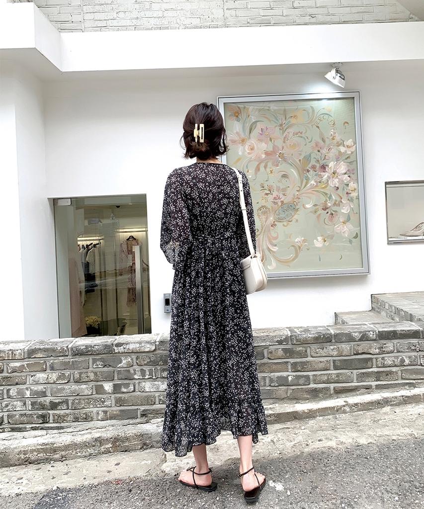 Длинное платье Ppaeppae Point Flower Frola