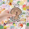 100 INS Style Cute Children's Stickers Pack Skateboard Suitcase Decoration Stickers Waterproof Creative Notebook Handbook