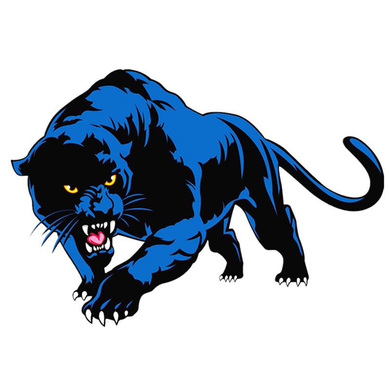 Мультфильм 3D наклейки для автомобиля животное Черная пантера рев бампера царапины