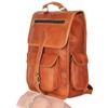 Brown Leather Men's Backpack Rucksack Bag Vintage Shoulder Laptop Messenger Bag