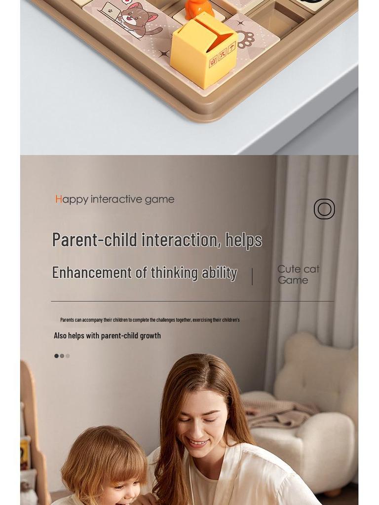 Пазл «Прятки»: Игрушка для тренировки логики кошек для детей