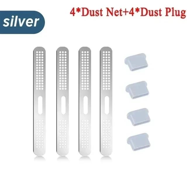 Металлическая пылезащитная сетка-наклейка для iPhone 12 13 MIni 12 13 14 Pro Max 14 Plus, отверстие для динамика, защитная металлическая сетка от пыли